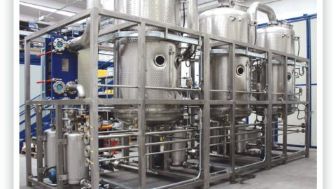 Evaporadores industriales para tratamiento de agua